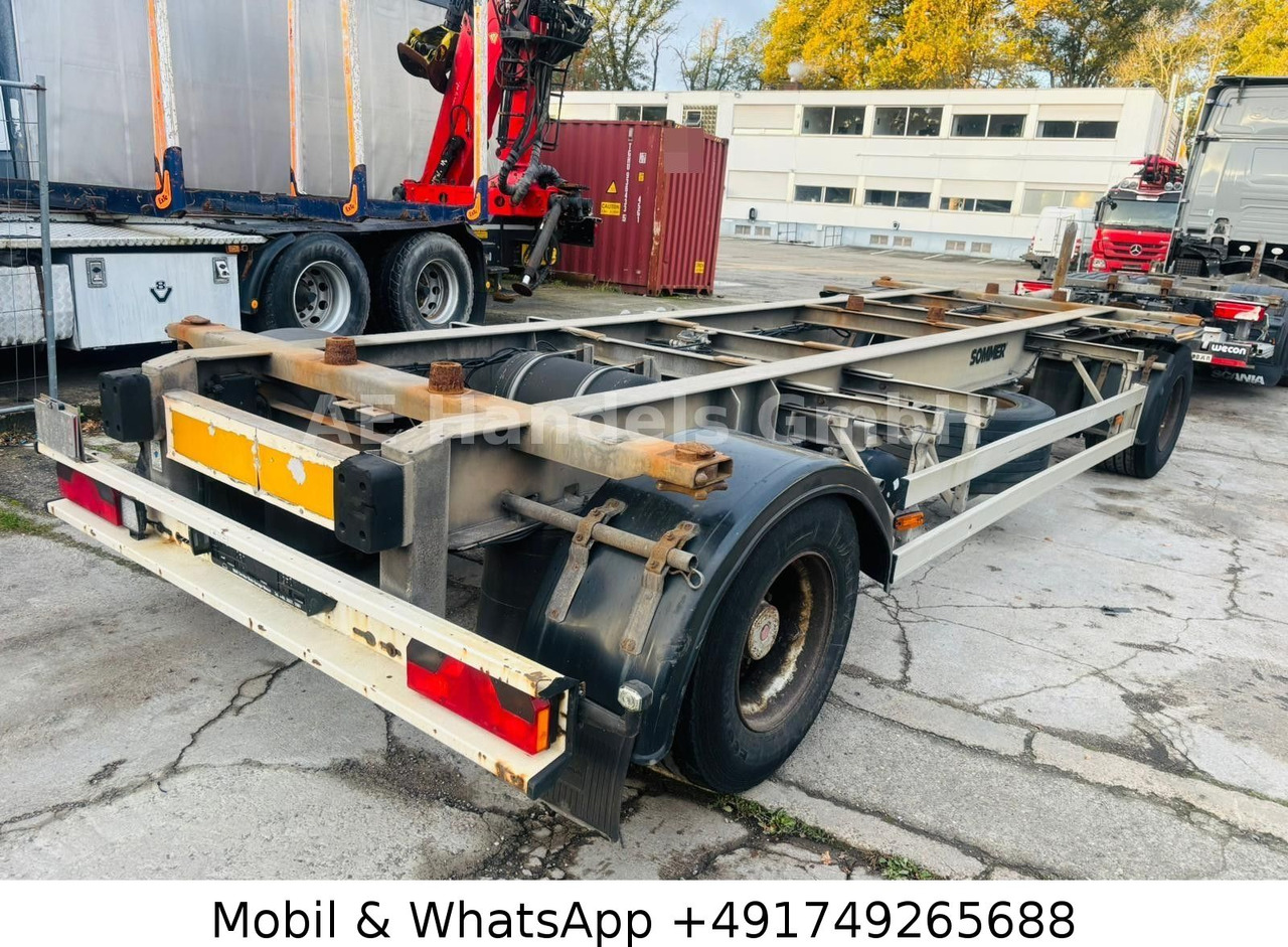 Sommer AW 18T Drehschemel BDF *Luft/Luft*Scheibenbremse - Контейнеровоз/ Сменна каросерия ремарке: снимка 5 Sommer AW 18T Drehschemel BDF *Luft/Luft*Scheibenbremse - Контейнеровоз/ Сменна каросерия ремарке: снимка 5