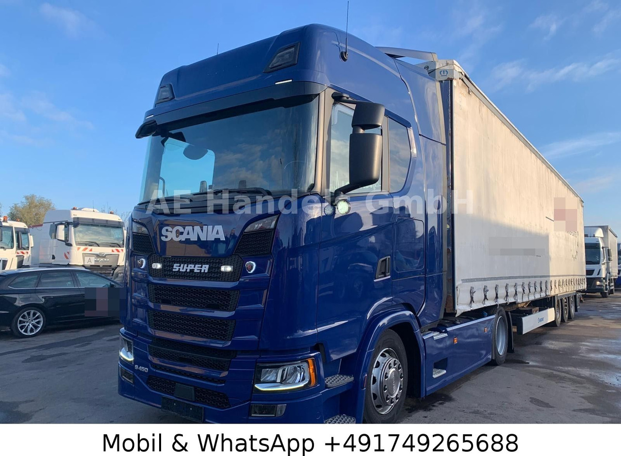 Scania S450 HighLine LowDeck LL*Retarder/ACC/Standklima - Влекач: снимка 1 Scania S450 HighLine LowDeck LL*Retarder/ACC/Standklima - Влекач: снимка 1
