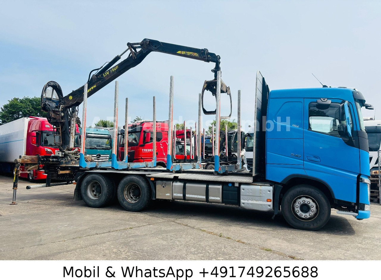 Volvo FH 540 BL 6x4 Tajfun LIV-150K *Retarder/Exte/ACC - Камион за дърва, Камион с кран: снимка 2 Volvo FH 540 BL 6x4 Tajfun LIV-150K *Retarder/Exte/ACC - Камион за дърва, Камион с кран: снимка 2