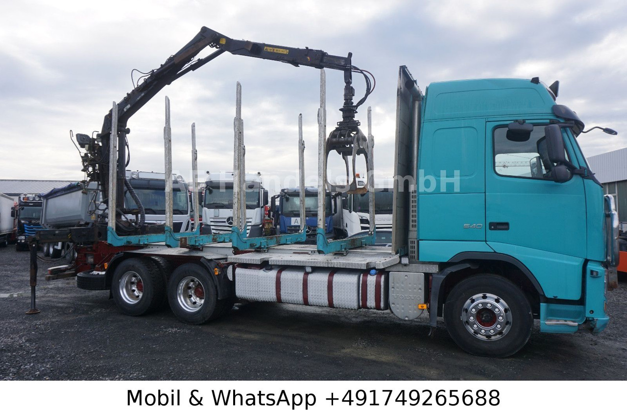 Volvo FH 540 Globe BL 6x4 Hiab 115z-80  *VEB+/AHK - Камион за дърва, Камион с кран: снимка 2 Volvo FH 540 Globe BL 6x4 Hiab 115z-80  *VEB+/AHK - Камион за дърва, Камион с кран: снимка 2
