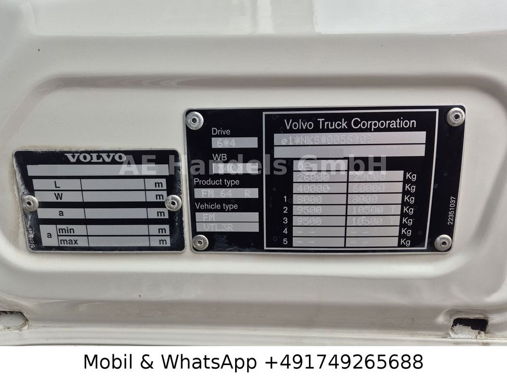 Лизинг на Volvo FMX 460 BB 6x4 Meiller *VEB+/Bordmatik/11m³  Volvo FMX 460 BB 6x4 Meiller *VEB+/Bordmatik/11m³: снимка 15
