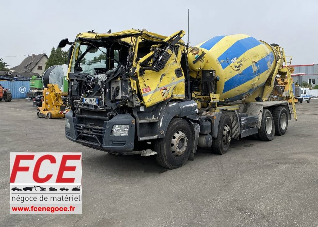 MAN MAN TGS 32-420 / STETTER AM-UltraEco endommagé - Бетоновоз: снимка 1 MAN MAN TGS 32-420 / STETTER AM-UltraEco endommagé - Бетоновоз: снимка 1