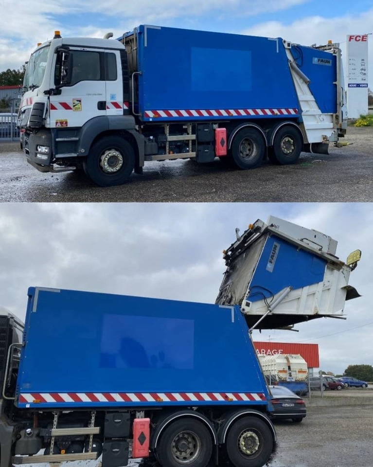 MAN TGS 26.360-6x2 FAUN VR5Z/ZÖLLER endommagé - Боклукчийска кола: снимка 2 MAN TGS 26.360-6x2 FAUN VR5Z/ZÖLLER endommagé - Боклукчийска кола: снимка 2