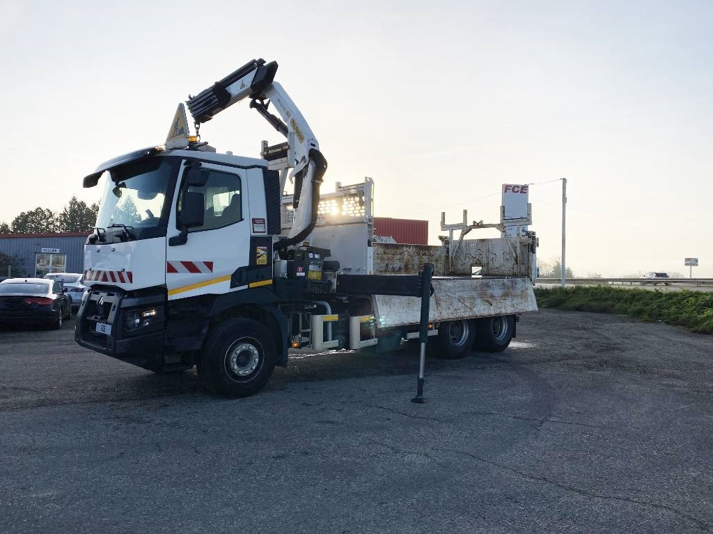 Renault C430 Dti11-Palfinger PK19.001/Tri-Benne endommagé - Самосвал камион: снимка 3 Renault C430 Dti11-Palfinger PK19.001/Tri-Benne endommagé - Самосвал камион: снимка 3