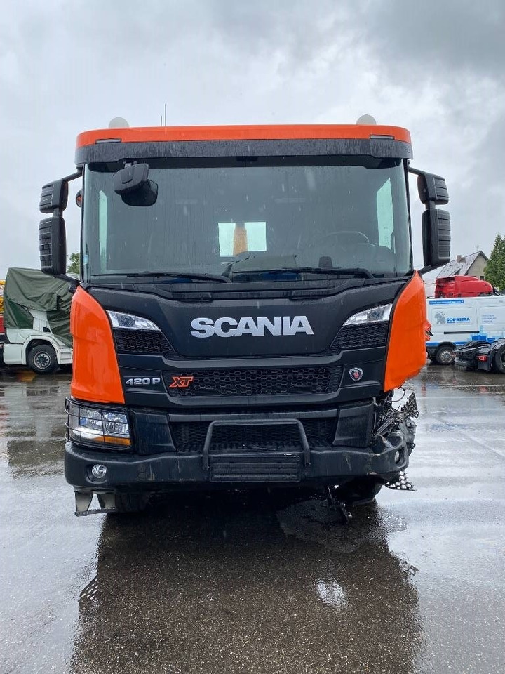 Scania P420 XT-3Pedales / PALFINGER PTH20SLD5 endommagé - Мултилифт с кука камион: снимка 3 Scania P420 XT-3Pedales / PALFINGER PTH20SLD5 endommagé - Мултилифт с кука камион: снимка 3