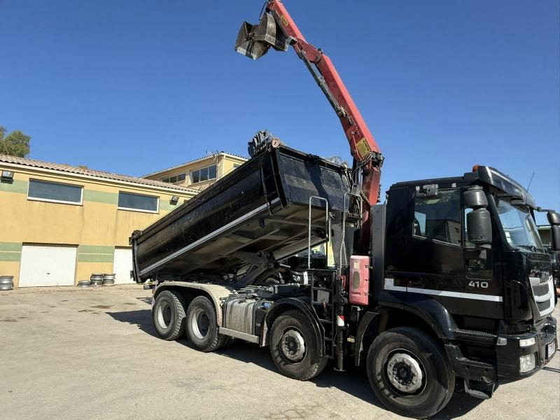 Iveco TRAKKER 410 EEV BI-BENNE GRUE MARREL 8X4 - Самосвал камион: снимка 4 Iveco TRAKKER 410 EEV BI-BENNE GRUE MARREL 8X4 - Самосвал камион: снимка 4