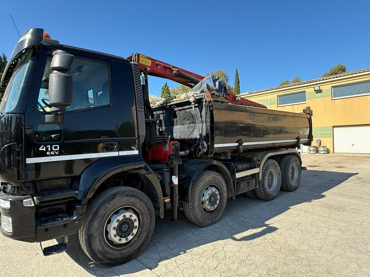 Iveco TRAKKER 410 EEV BI-BENNE GRUE MARREL 8X4 - Самосвал камион: снимка 3 Iveco TRAKKER 410 EEV BI-BENNE GRUE MARREL 8X4 - Самосвал камион: снимка 3