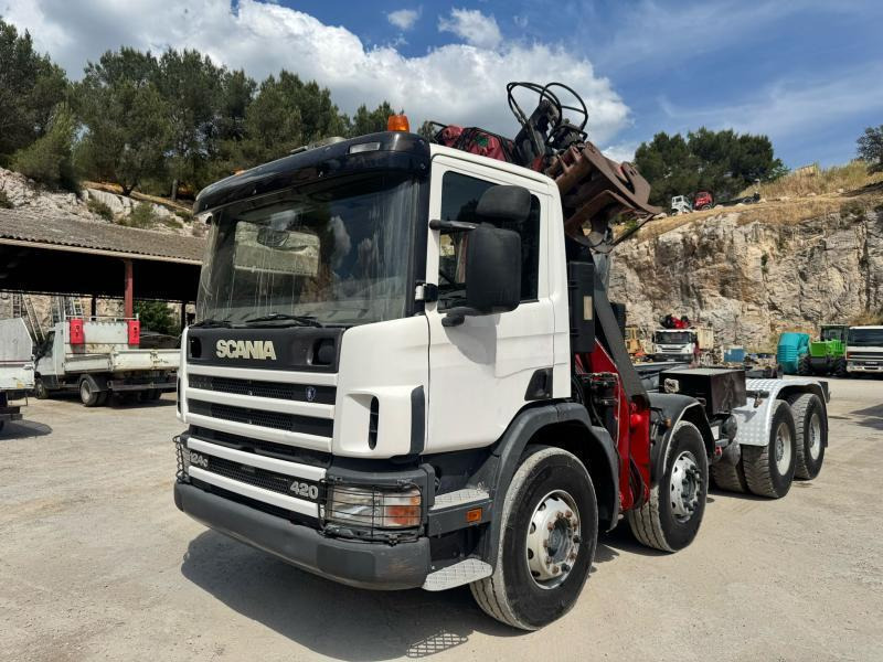 Scania C 124 420 - Мултилифт с кука камион: снимка 1 Scania C 124 420 - Мултилифт с кука камион: снимка 1