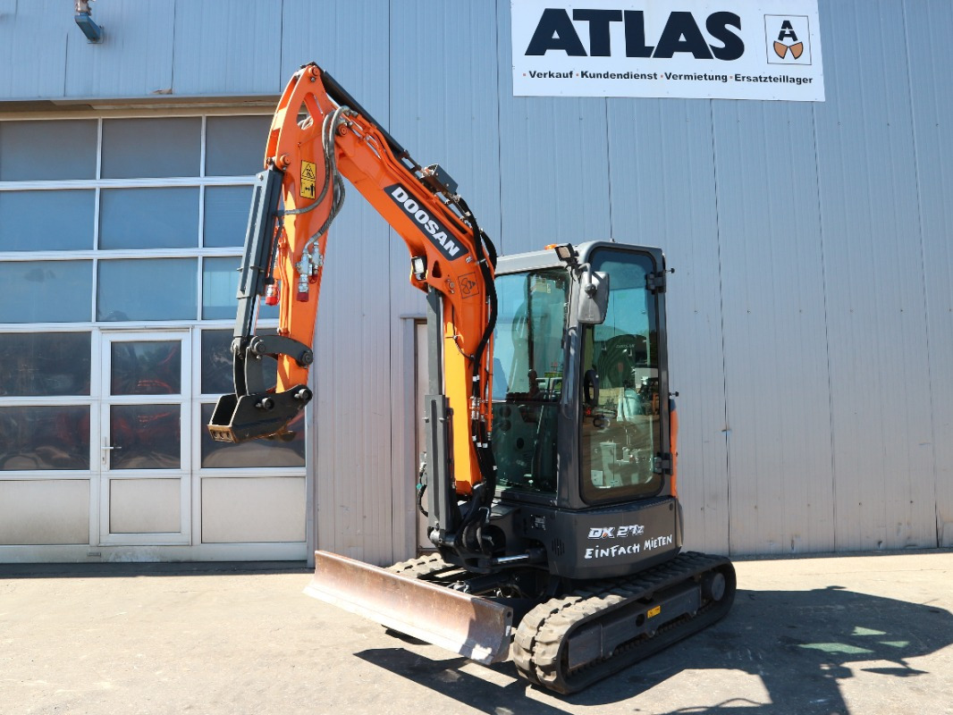 Doosan DX27Z-7 - Мини багер: снимка 1 Doosan DX27Z-7 - Мини багер: снимка 1