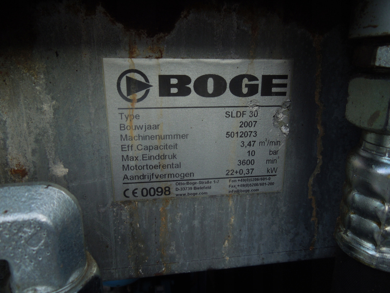 BOGE SLDF30 - Компресор за въздух: снимка 4 BOGE SLDF30 - Компресор за въздух: снимка 4