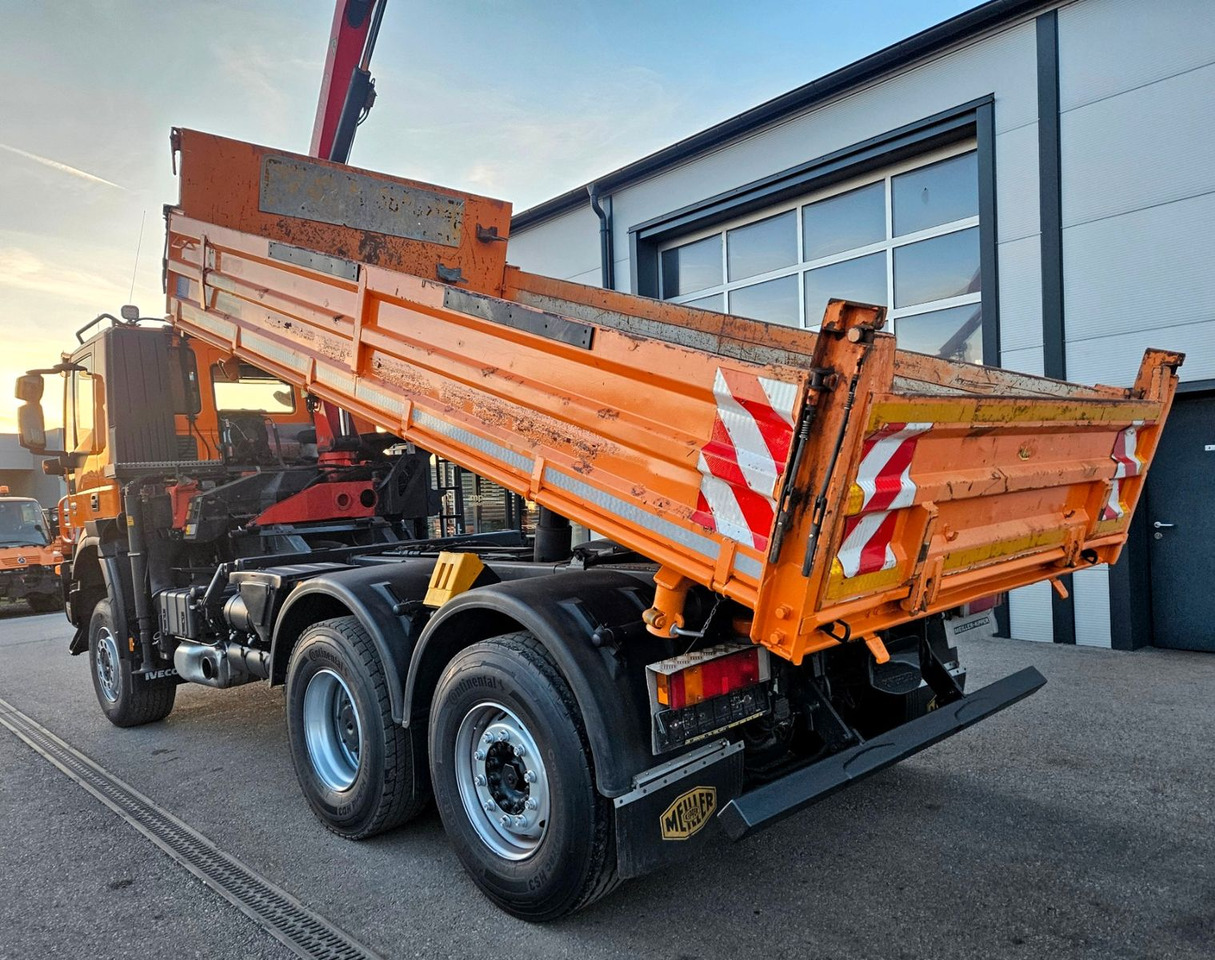 Iveco Trakker 410 6x4-4 EEV Palfinger PK12502 Funk - Самосвал камион, Камион с кран: снимка 5 Iveco Trakker 410 6x4-4 EEV Palfinger PK12502 Funk - Самосвал камион, Камион с кран: снимка 5