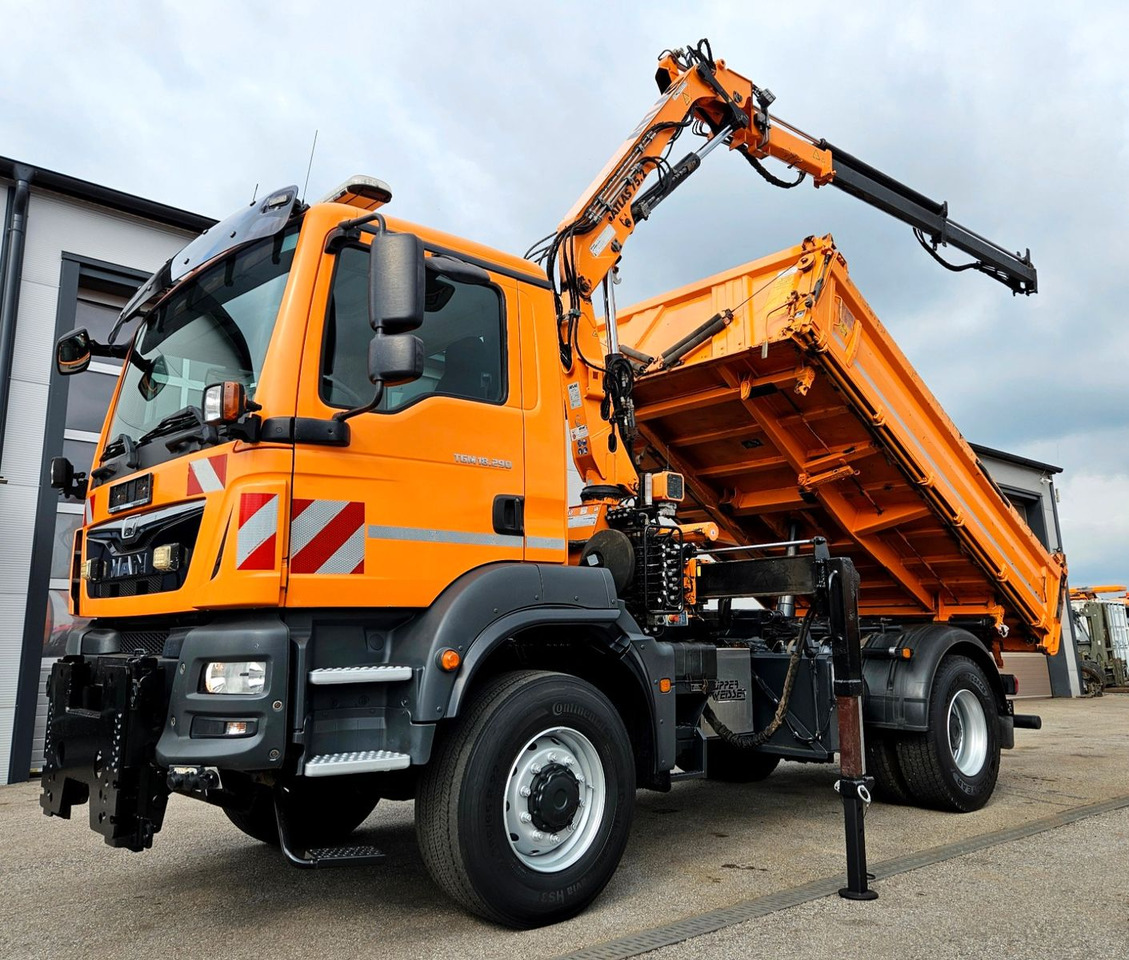MAN TGM 18.290 4x4 Atlas 75.2 Kran Funk Euro6 - Самосвал камион, Камион с кран: снимка 5 MAN TGM 18.290 4x4 Atlas 75.2 Kran Funk Euro6 - Самосвал камион, Камион с кран: снимка 5