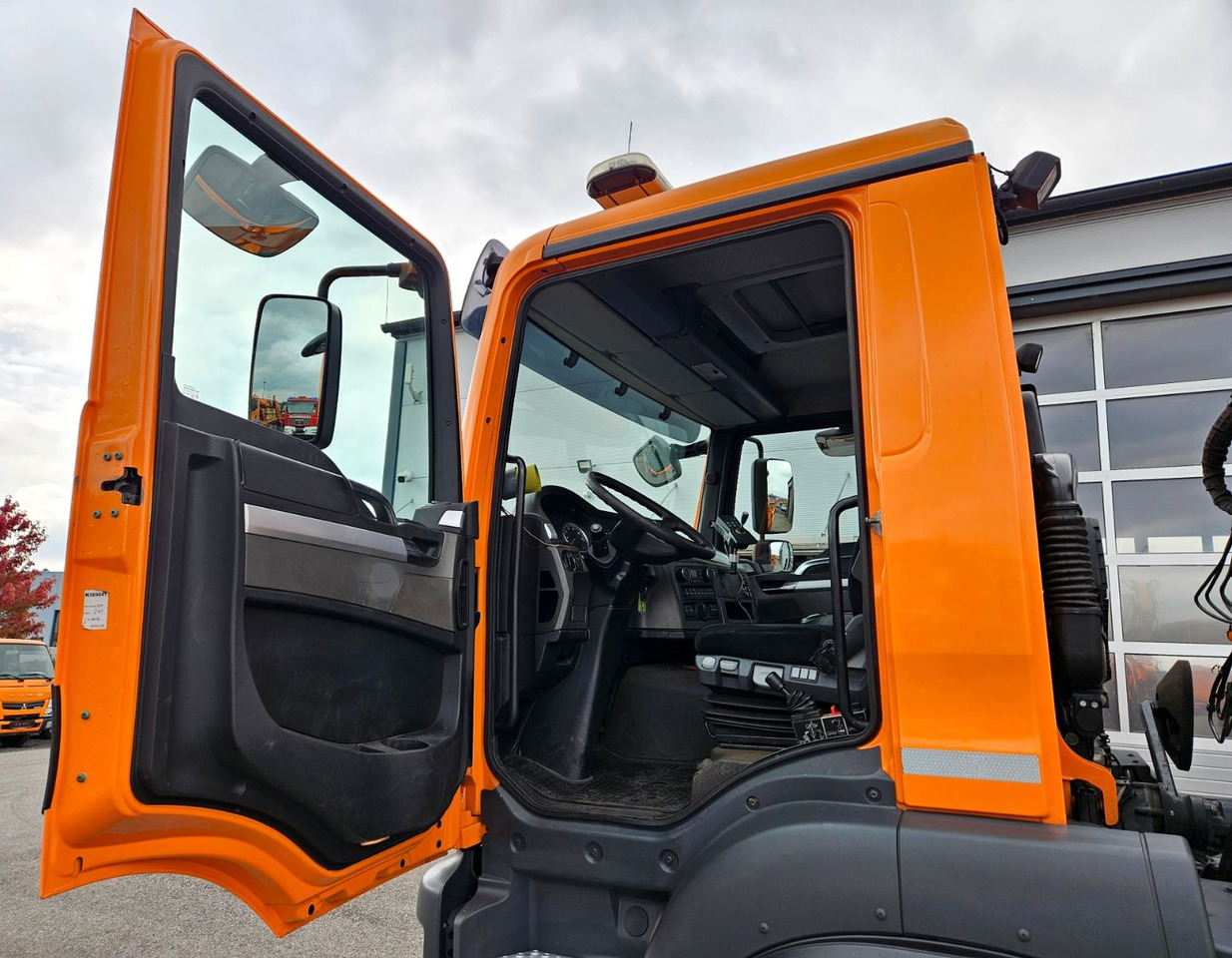 Самосвал камион, Камион с кран MAN TGM 18.290 4x4 Atlas 75.2 Kran Funk Euro6: снимка 22