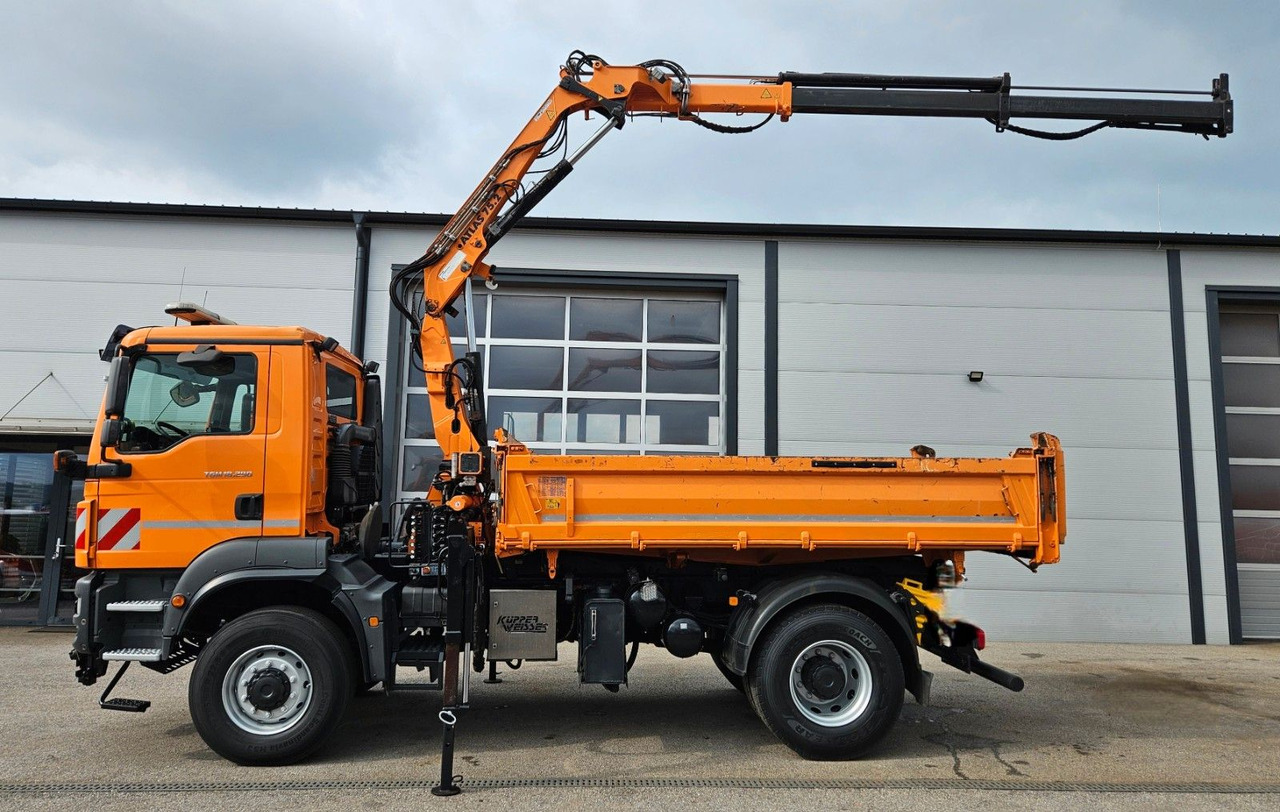 MAN TGM 18.290 4x4 Atlas 75.2 Kran Funk Euro6 - Самосвал камион, Камион с кран: снимка 2 MAN TGM 18.290 4x4 Atlas 75.2 Kran Funk Euro6 - Самосвал камион, Камион с кран: снимка 2