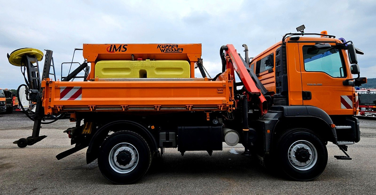 MAN TGM 18.290 4x4 Palfinger PK7001 Kran Funk Euro5 - Самосвал камион, Камион с кран: снимка 2 MAN TGM 18.290 4x4 Palfinger PK7001 Kran Funk Euro5 - Самосвал камион, Камион с кран: снимка 2