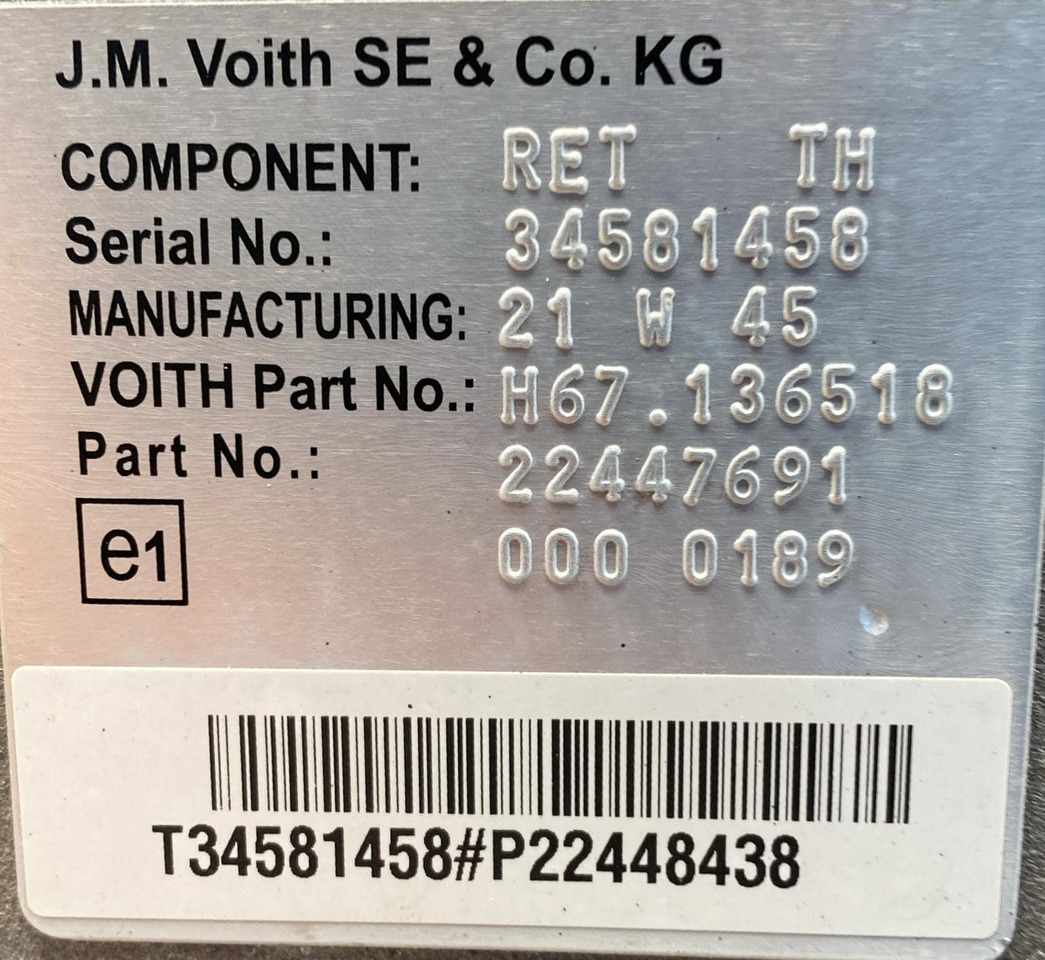 Cambio Volvo 500 D13K-6 - Скоростна кутия: снимка 4 Cambio Volvo 500 D13K-6 - Скоростна кутия: снимка 4