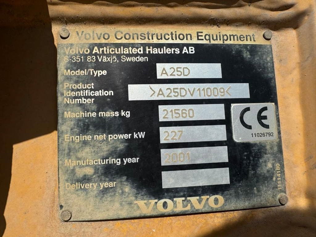 Volvo A 25 D - Съчленен самосвал: снимка 4 Volvo A 25 D - Съчленен самосвал: снимка 4