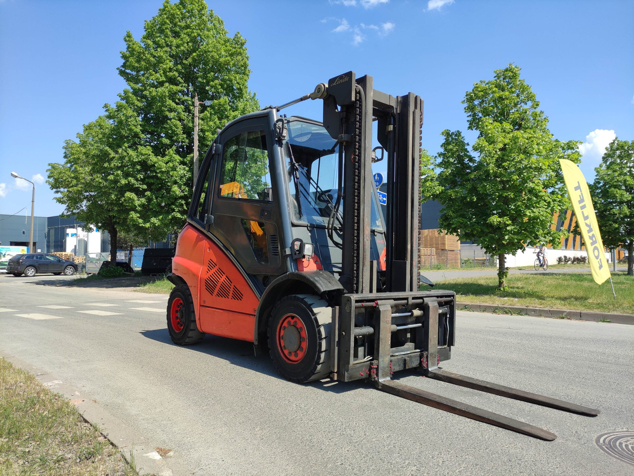 Linde H40D-01 - Дизелов мотокар: снимка 2 Linde H40D-01 - Дизелов мотокар: снимка 2