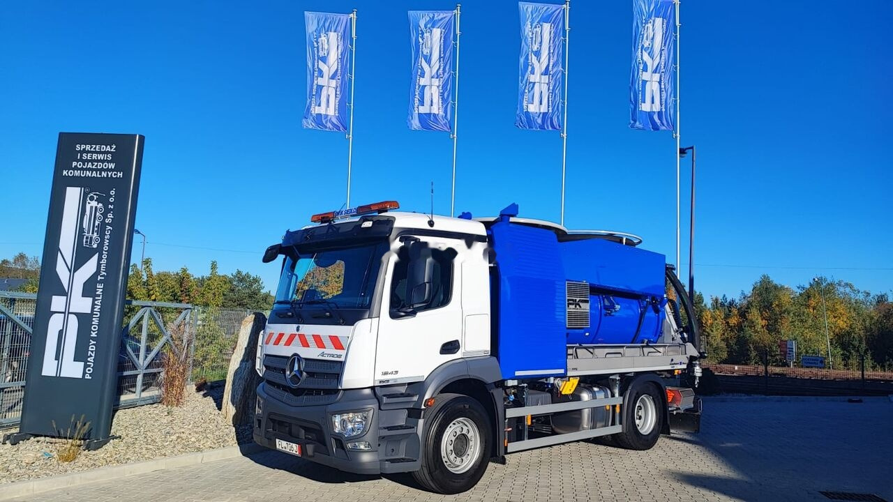 Mercedes-Benz Actros 1843 - Каналопочистваща машина: снимка 2 Mercedes-Benz Actros 1843 - Каналопочистваща машина: снимка 2