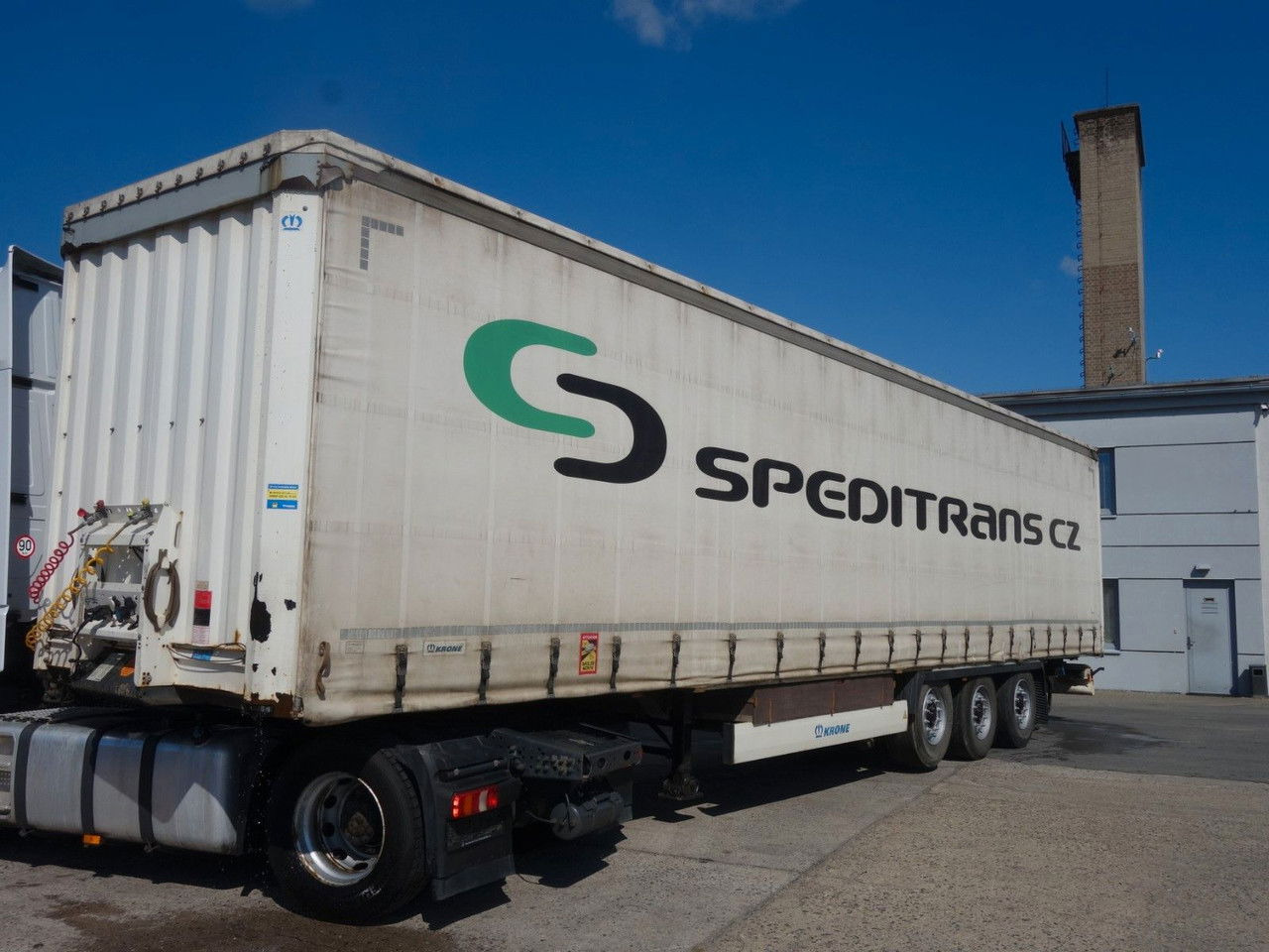 Krone SD Standard, Liftachse - Брезентово полуремарке: снимка 1 Krone SD Standard, Liftachse - Брезентово полуремарке: снимка 1