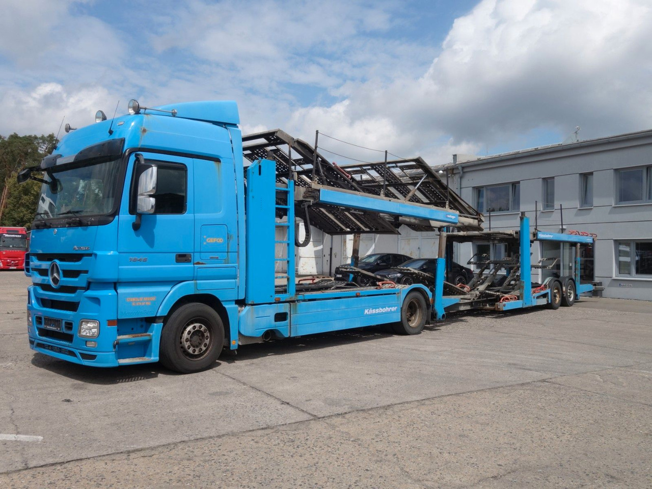 Mercedes-Benz Actros 1846 mit Kässbohrer Metago/Vario - Автовоз камион: снимка 2 Mercedes-Benz Actros 1846 mit Kässbohrer Metago/Vario - Автовоз камион: снимка 2