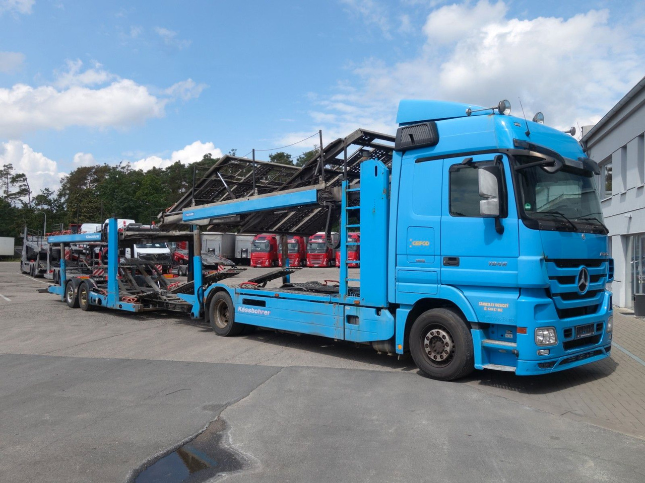 Mercedes-Benz Actros 1846 mit Kässbohrer Metago/Vario - Автовоз камион: снимка 4 Mercedes-Benz Actros 1846 mit Kässbohrer Metago/Vario - Автовоз камион: снимка 4