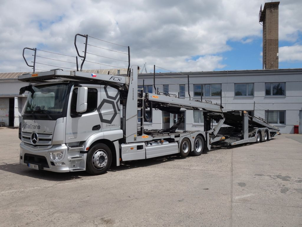 Mercedes-Benz Actros 2443 mit Rolfo FLX - Автовоз камион: снимка 1 Mercedes-Benz Actros 2443 mit Rolfo FLX - Автовоз камион: снимка 1