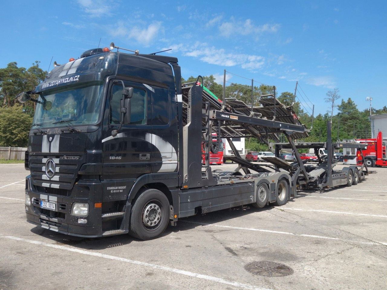 Mercedes-Benz Actros 2446 mit Rolfo für 10 PKW, Retarder - Автовоз камион: снимка 1 Mercedes-Benz Actros 2446 mit Rolfo für 10 PKW, Retarder - Автовоз камион: снимка 1