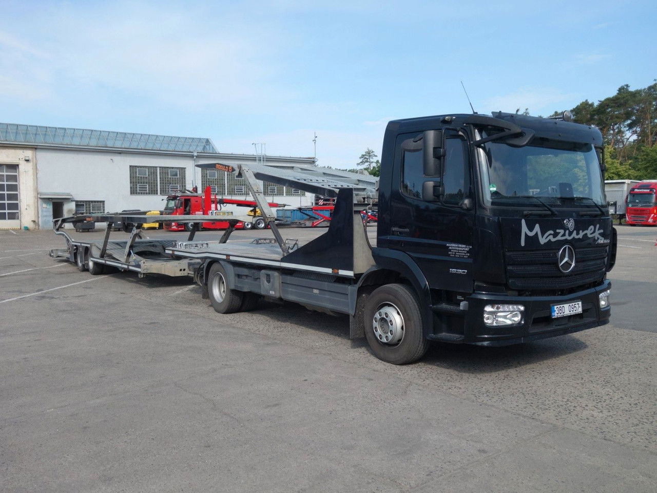 Mercedes-Benz Atego 1530 mit Anhänger für 7 PKW - Автовоз камион: снимка 2 Mercedes-Benz Atego 1530 mit Anhänger für 7 PKW - Автовоз камион: снимка 2
