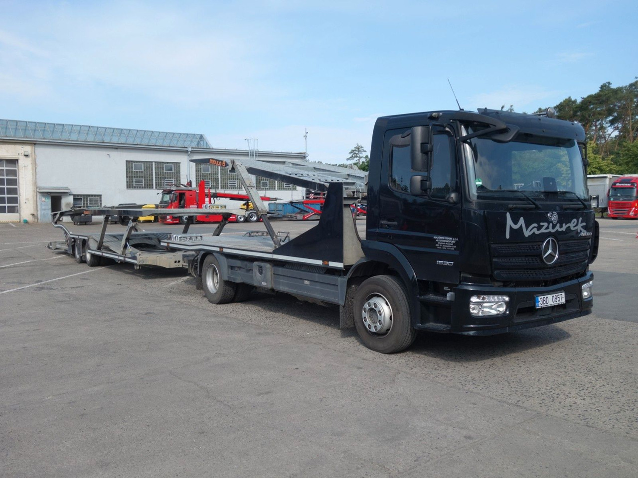 Mercedes-Benz Atego 1530 mit Anhänger für 7 PKW - Автовоз камион: снимка 2 Mercedes-Benz Atego 1530 mit Anhänger für 7 PKW - Автовоз камион: снимка 2