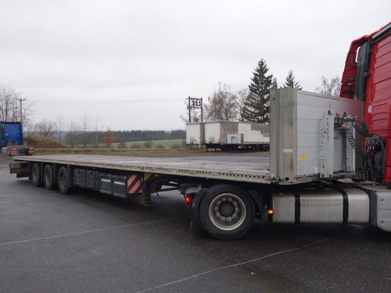 Schmitz Cargobull SPL 24/L Lowdeck SPL 24/L Lowdeck - Бордово полуремарке/ Платформа: снимка 1 Schmitz Cargobull SPL 24/L Lowdeck SPL 24/L Lowdeck - Бордово полуремарке/ Платформа: снимка 1