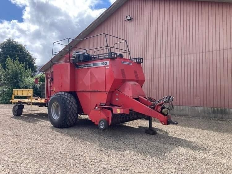 Massey Ferguson LB190 Fieldstar *** m. parkland ballevogn *** - Сламопреса за квадратни бали: снимка 2 Massey Ferguson LB190 Fieldstar *** m. parkland ballevogn *** - Сламопреса за квадратни бали: снимка 2