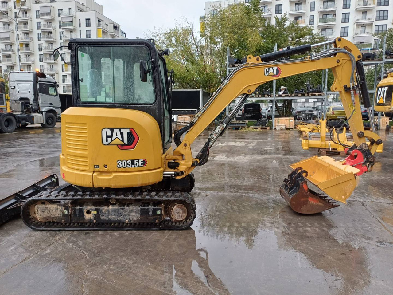 CAT 303.5ECR - Верижен багер: снимка 1 CAT 303.5ECR - Верижен багер: снимка 1