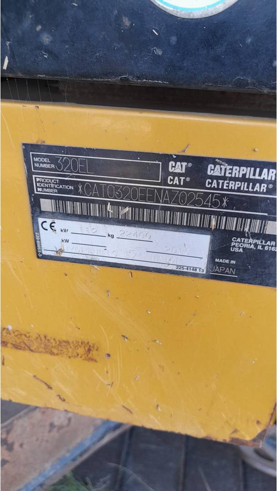 Верижен багер CAT 320EL: снимка 6