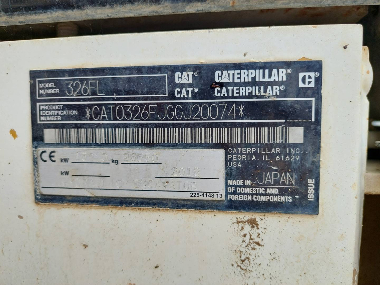 CAT 326FL - Верижен багер: снимка 5 CAT 326FL - Верижен багер: снимка 5