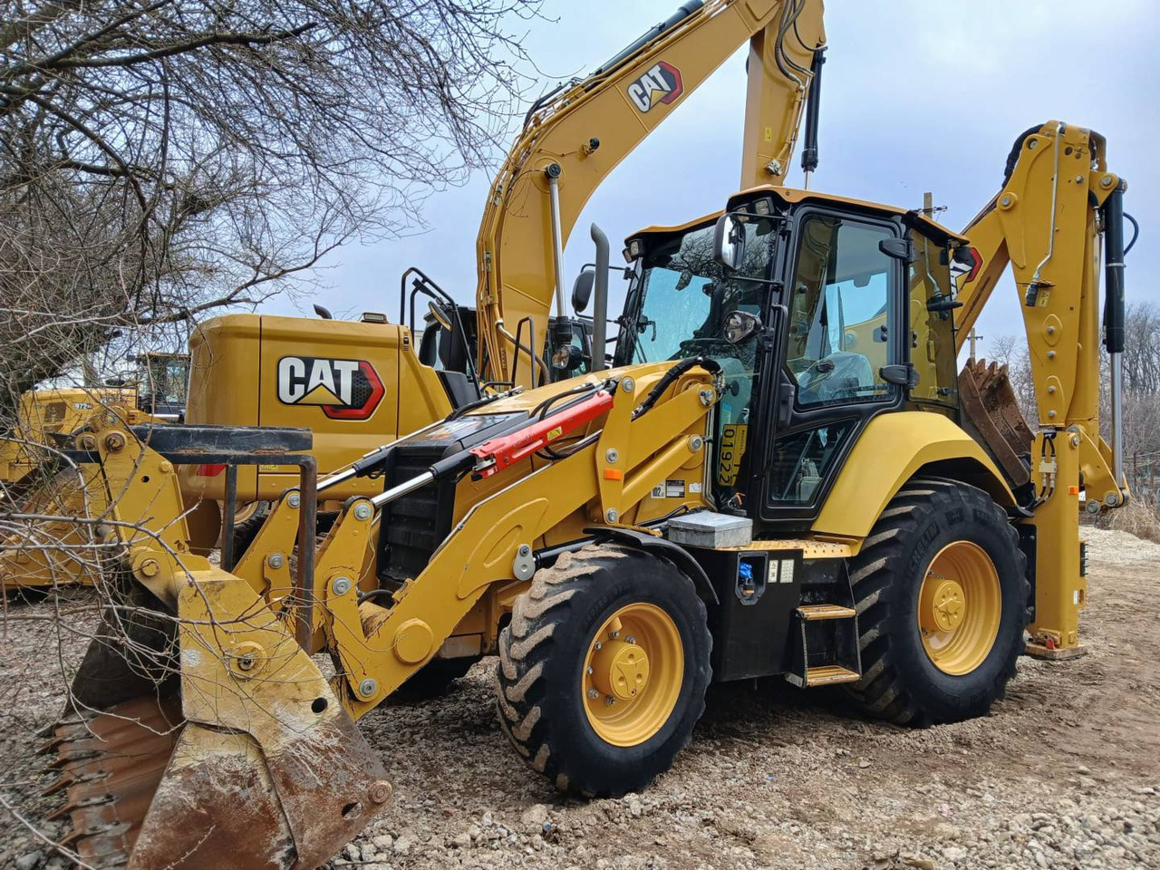 CAT 428-07 - Багер-товарач: снимка 1 CAT 428-07 - Багер-товарач: снимка 1