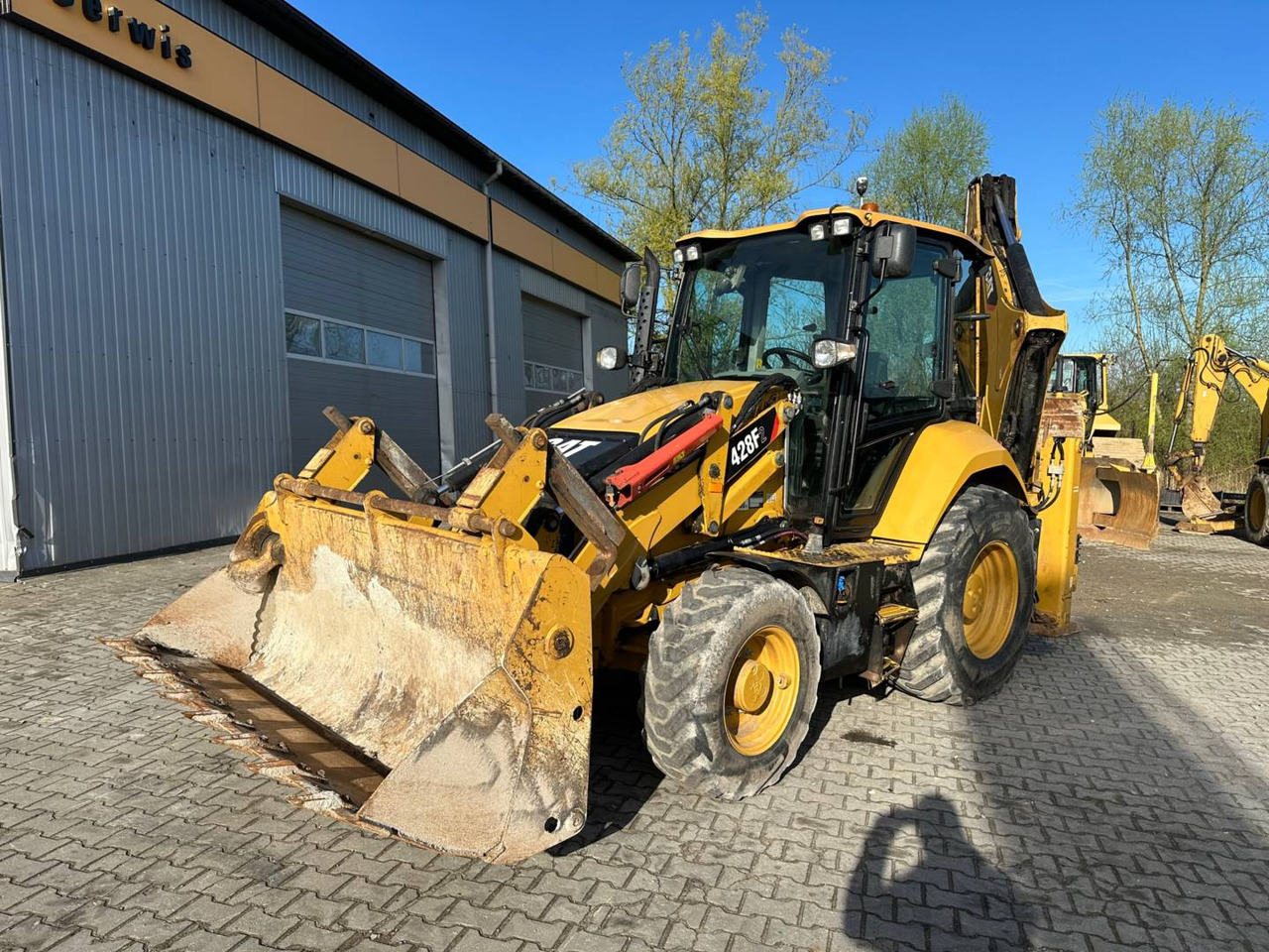 CAT 428F2 - Багер-товарач: снимка 1 CAT 428F2 - Багер-товарач: снимка 1