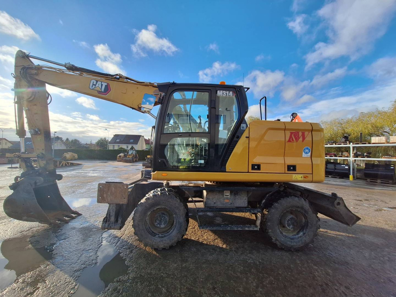 Колесен багер CAT M 314: снимка 8