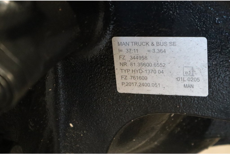 MAN HYD-1370-04 37/11 81.35003-7617 BRANDNEW - Задна ос за Камион: снимка 5 MAN HYD-1370-04 37/11 81.35003-7617 BRANDNEW - Задна ос за Камион: снимка 5