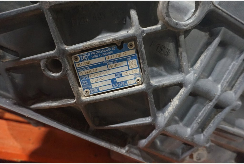 ZF 12AS2130DD TGS - Скоростна кутия за Камион: снимка 5 ZF 12AS2130DD TGS - Скоростна кутия за Камион: снимка 5