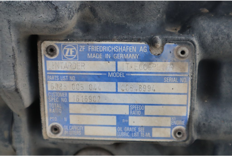ZF 16S2221DD+IT - Скоростна кутия за Камион: снимка 5 ZF 16S2221DD+IT - Скоростна кутия за Камион: снимка 5