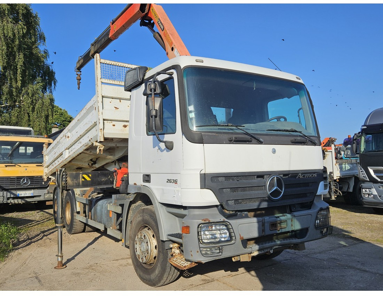MERCEDES ACTROS 2636 6X4 TIPPER CRANE 15002 EPS - Самосвал камион, Камион с кран: снимка 3 MERCEDES ACTROS 2636 6X4 TIPPER CRANE 15002 EPS - Самосвал камион, Камион с кран: снимка 3