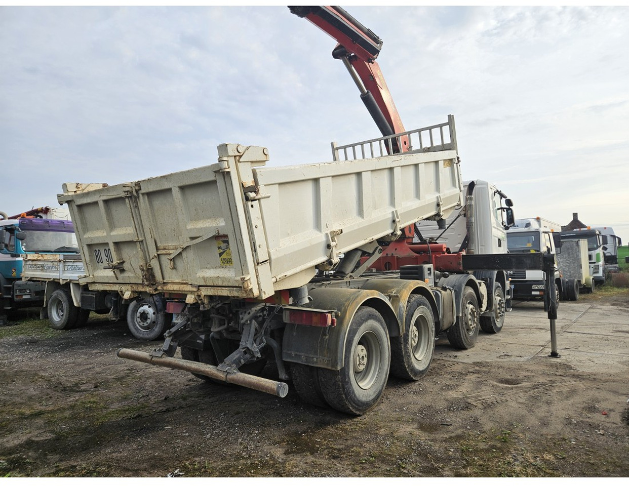 Scania R420 8x4 Tipper Crane Palfinger 23500 - Самосвал камион, Камион с кран: снимка 2 Scania R420 8x4 Tipper Crane Palfinger 23500 - Самосвал камион, Камион с кран: снимка 2