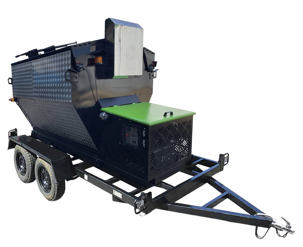 TICAB Asphalt Hot Box from the Manufacturer for 2,8 t, termiskais bunkurs asfaltam HB-2 - Техника за слагане на асфалт: снимка 2 TICAB Asphalt Hot Box from the Manufacturer for 2,8 t, termiskais bunkurs asfaltam HB-2 - Техника за слагане на асфалт: снимка 2