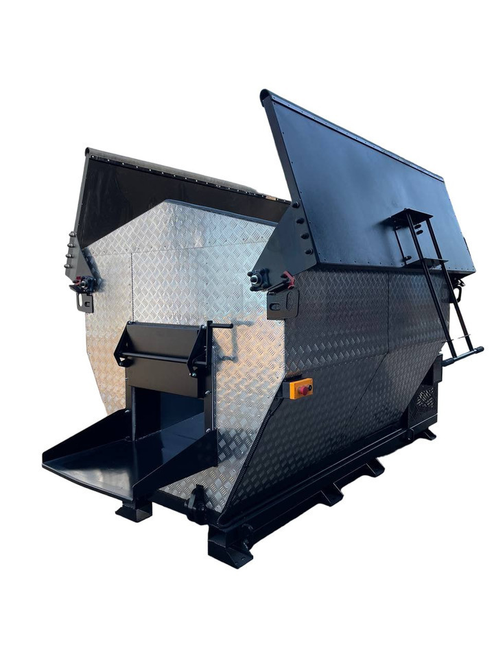 TICAB Asphalt Hot Box from the Manufacturer for 2,8 t, termiskais bunkurs asfaltam HB-2 - Техника за слагане на асфалт: снимка 1 TICAB Asphalt Hot Box from the Manufacturer for 2,8 t, termiskais bunkurs asfaltam HB-2 - Техника за слагане на асфалт: снимка 1