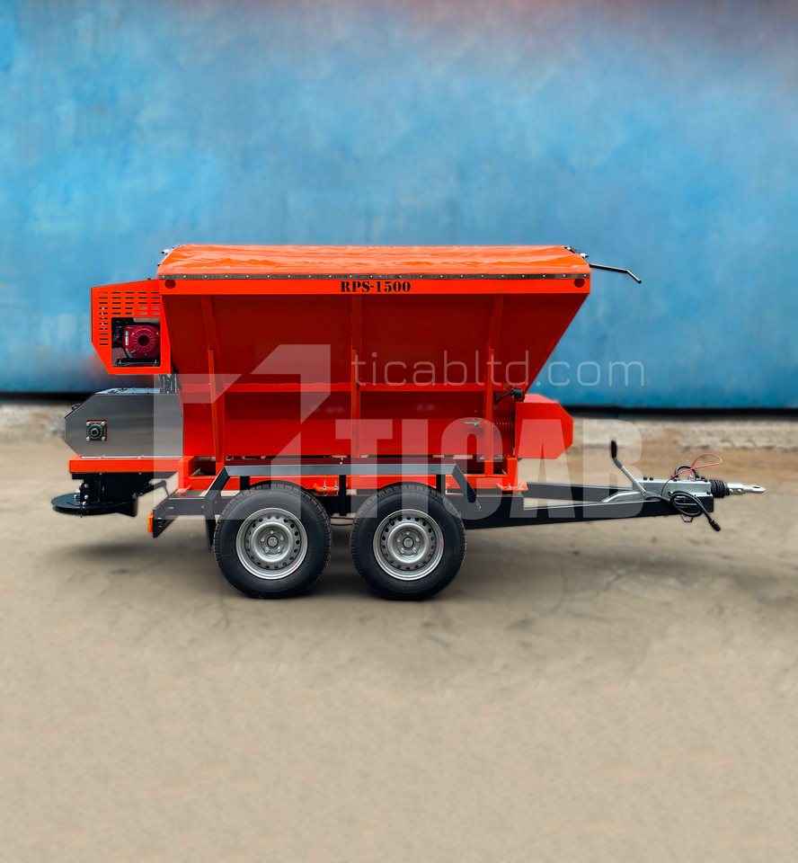 TICAB New Salt and Sand Spreader, Hopper spreader,Manufacturer, 1,5m³ - Полуремарке с долен транспортьор: снимка 3 TICAB New Salt and Sand Spreader, Hopper spreader,Manufacturer, 1,5m³ - Полуремарке с долен транспортьор: снимка 3