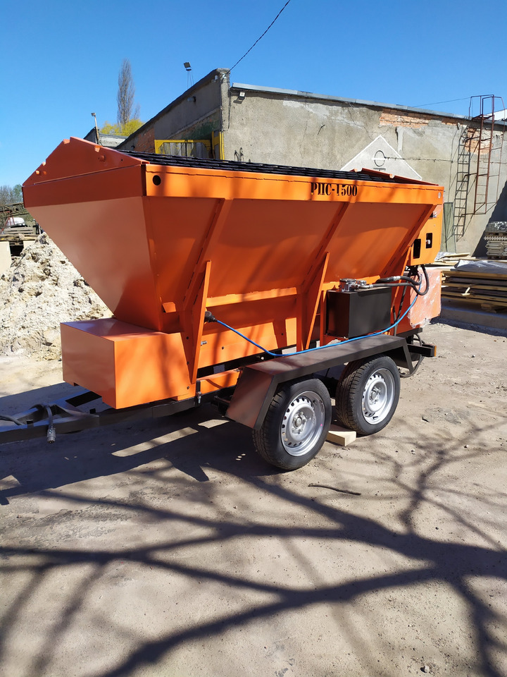 TICAB New Salt and Sand Spreader, Hopper spreader,Manufacturer, 1,5m³ - Полуремарке с долен транспортьор: снимка 4 TICAB New Salt and Sand Spreader, Hopper spreader,Manufacturer, 1,5m³ - Полуремарке с долен транспортьор: снимка 4