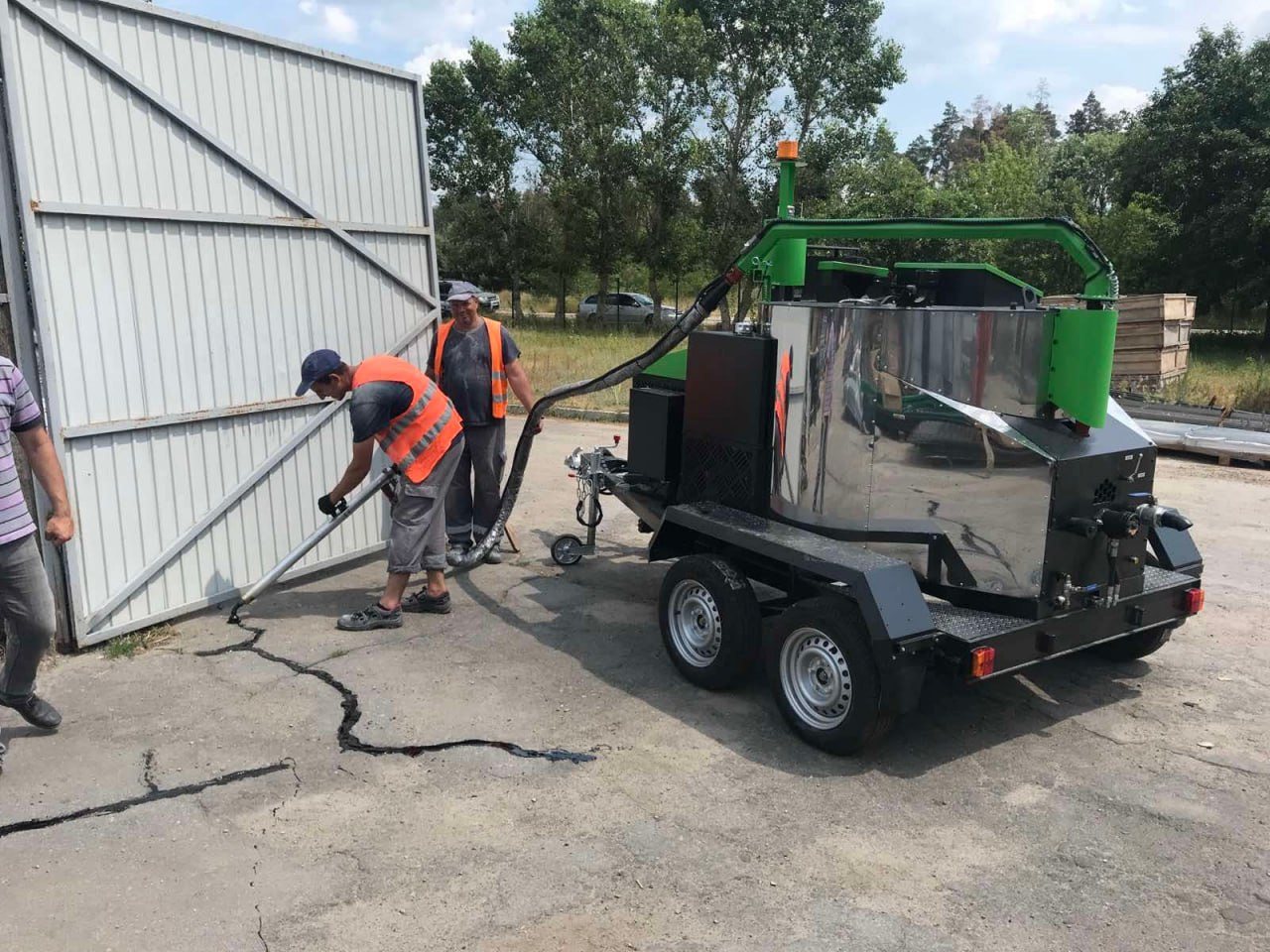 TICAB Сrack Sealing Machine,Asphalt Crack Fill Machine,500 L, Manufacturer, mašīna asfalta šuvju un plaisu aizpildīšanai BPM-500 - Техника за слагане на асфалт: снимка 5 TICAB Сrack Sealing Machine,Asphalt Crack Fill Machine,500 L, Manufacturer, mašīna asfalta šuvju un plaisu aizpildīšanai BPM-500 - Техника за слагане на асфалт: снимка 5