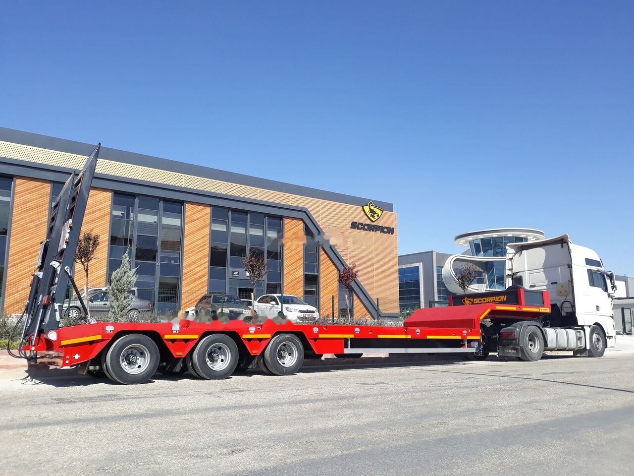 Scorpion Trailer 2024 NEW 3 AXLE (MANUFACTURER COMPANY) - Нискорамна площадка полуремарке: снимка 2 Scorpion Trailer 2024 NEW 3 AXLE (MANUFACTURER COMPANY) - Нискорамна площадка полуремарке: снимка 2