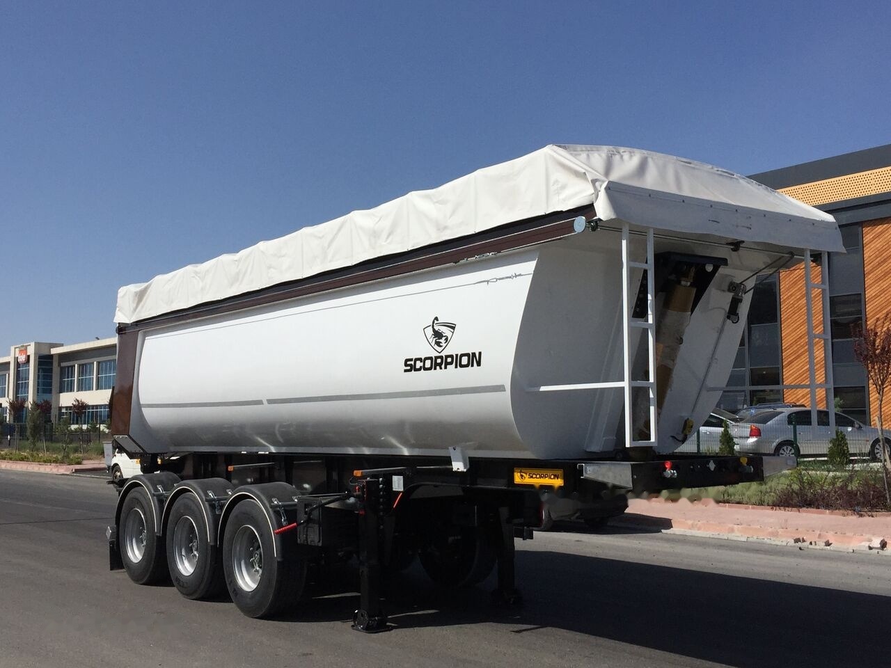 Scorpion Trailer SCORPION TRAILER NEW 3 AXLE TIPPER SEMI TRAILER (MANUFACTURER COMPANY) - Самосвал полуремарке: снимка 5 Scorpion Trailer SCORPION TRAILER NEW 3 AXLE TIPPER SEMI TRAILER (MANUFACTURER COMPANY) - Самосвал полуремарке: снимка 5